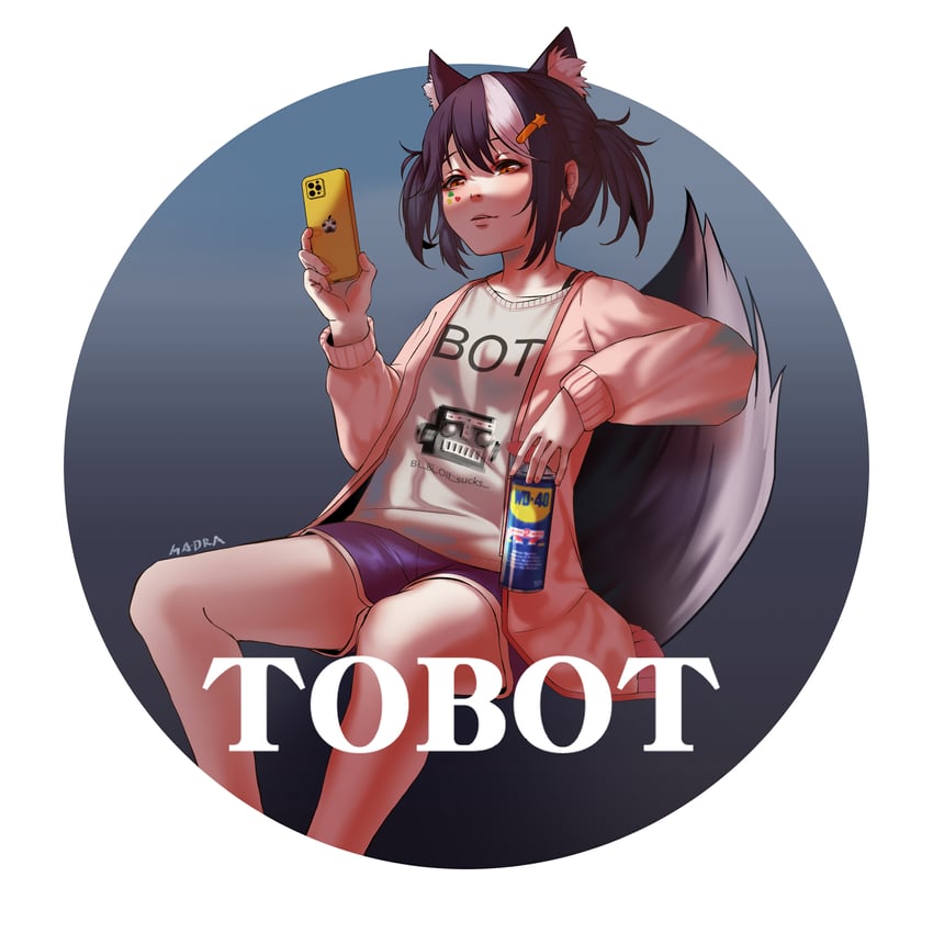 toboso kuroi (indie virtual youtuber) drawn by bee_sang_(ms0603749)