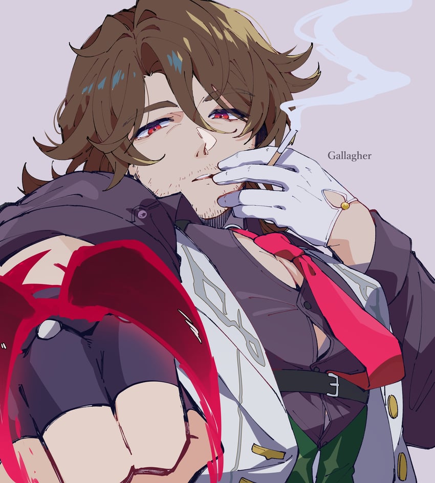 gallagher (honkai and 1 more) drawn by nekoma_hikaru