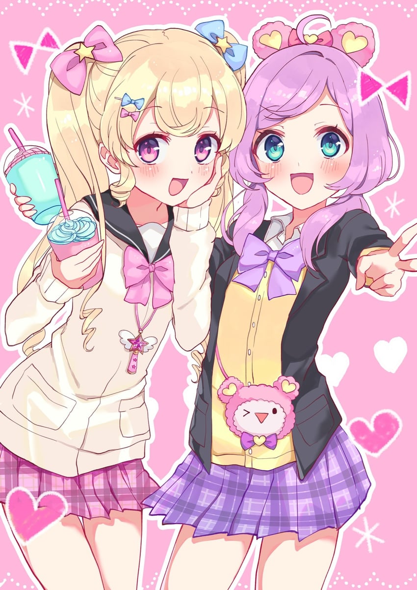 manaka laala, yumekawa yui, and kuma (pretty series and 2 more) drawn by marueri