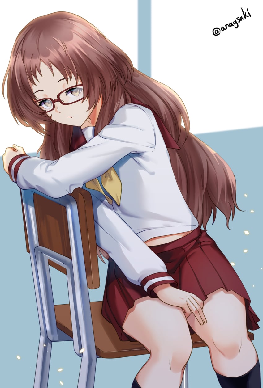 mie ai (sukinako ga megane wo wasureta) drawn by aona_(anagasaki)