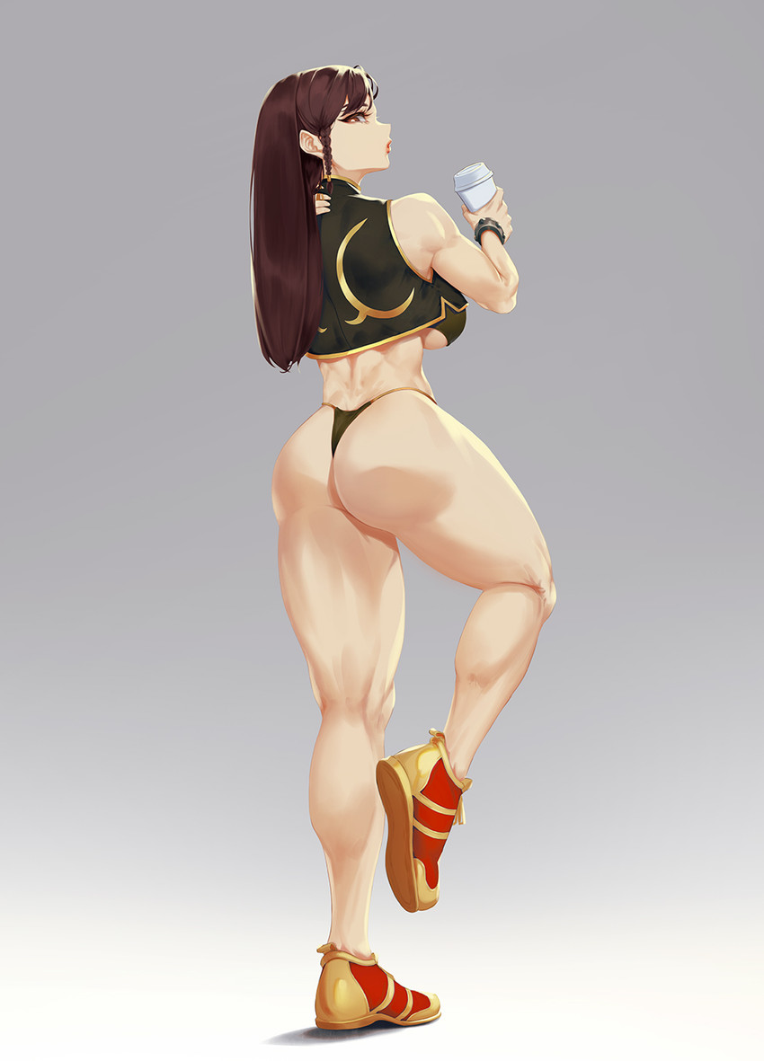 chun-li (street fighter and 1 more) drawn by blueorca