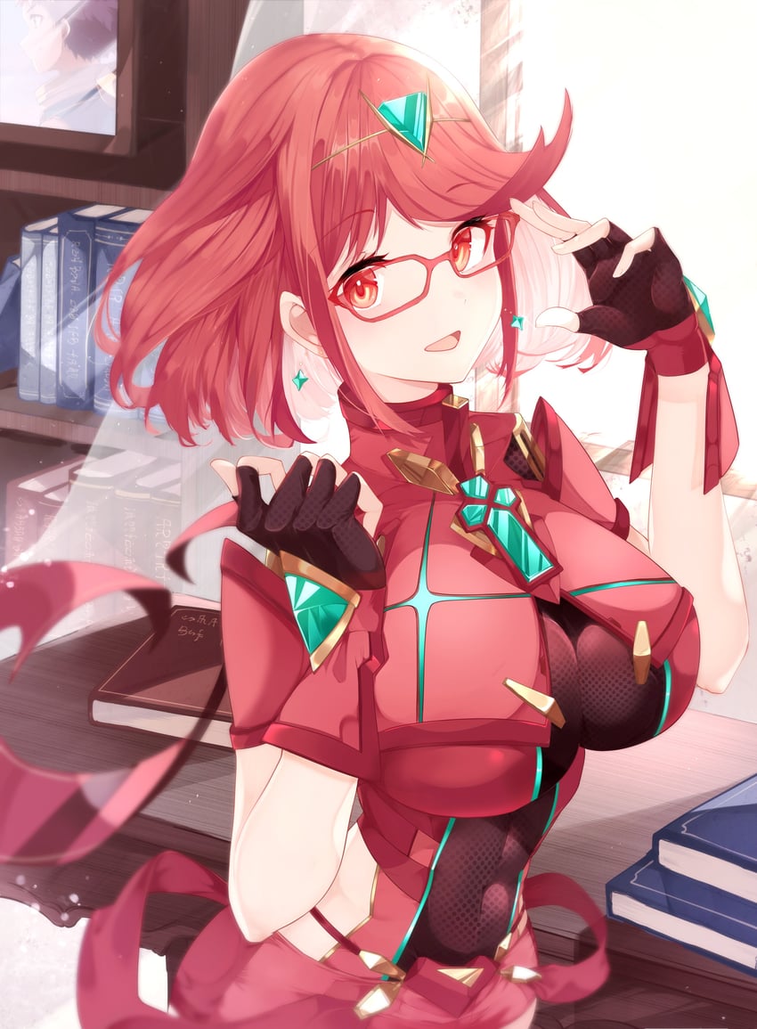 pyra (xenoblade chronicles and 1 more) drawn by risumi_(taka-fallcherryblossom)