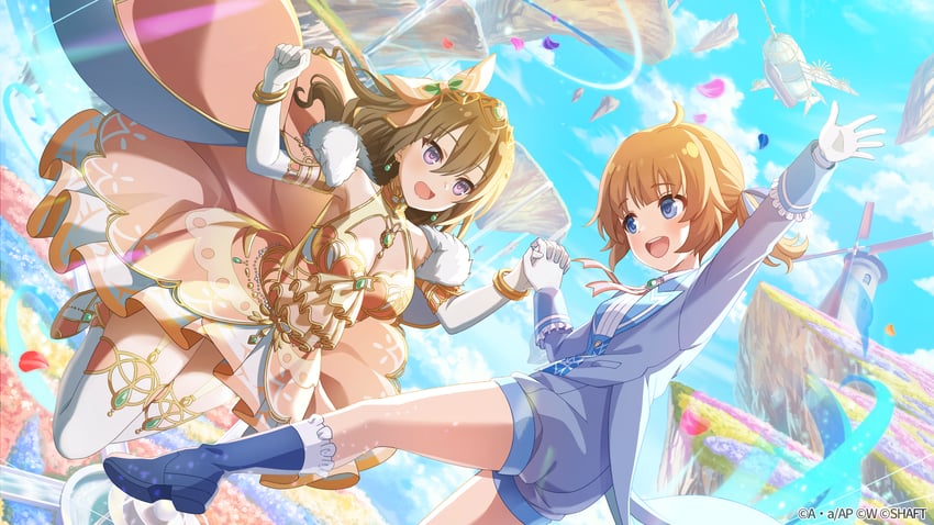 futagawa fumi and yamanashi hibari (assault lily)