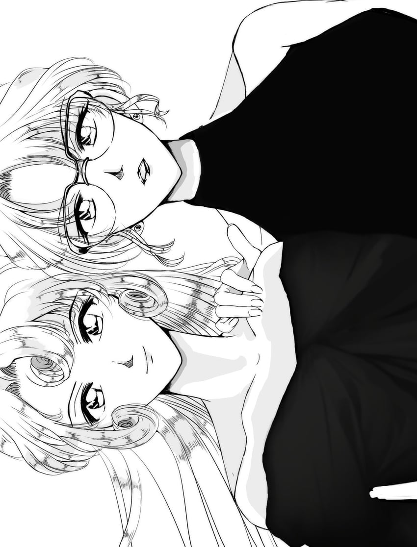 kisaki eri and kudou yukiko (meitantei conan) drawn by rio_raspberry
