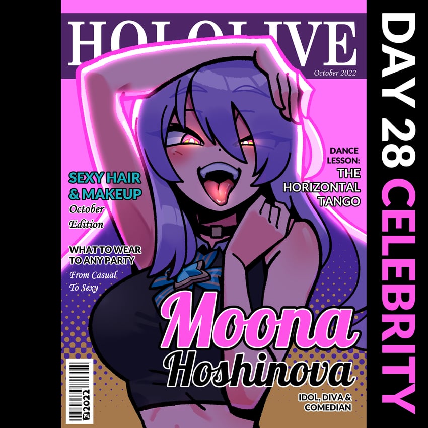 moona hoshinova (hololive and 1 more) drawn by iqbal_fauzi