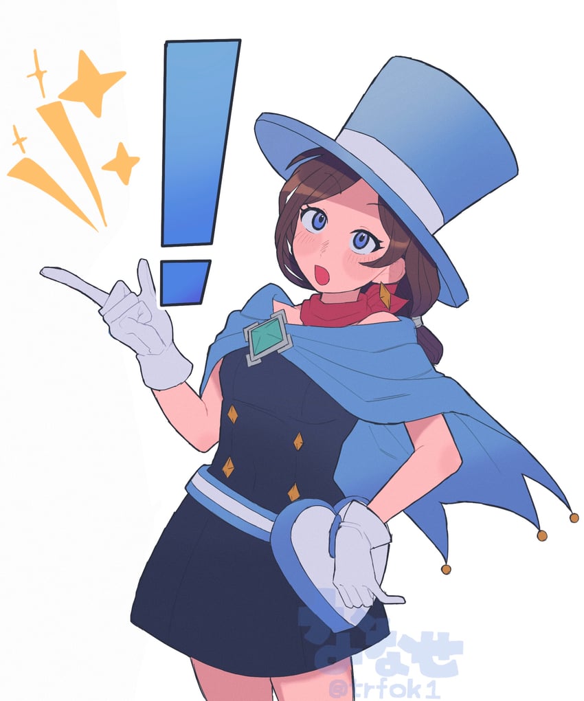 trucy wright (ace attorney and 1 more) drawn by nanase_(trfok1)