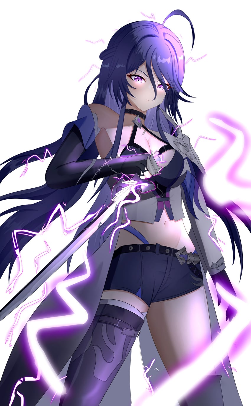 acheron (honkai and 1 more) drawn by yissou_art