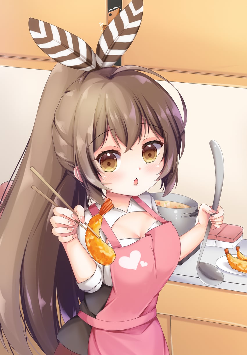 nanashi mumei and ebi-chan (hololive and 1 more) drawn by grandapple71