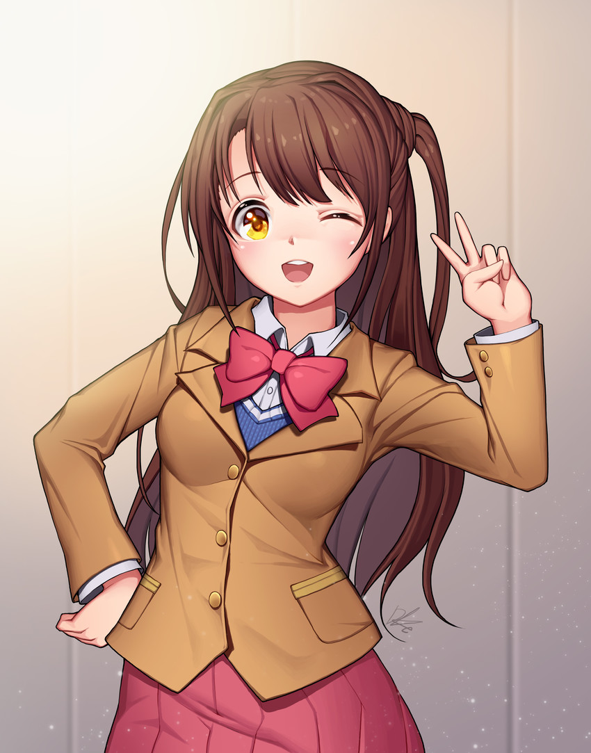 shimamura uzuki (idolmaster and 1 more) drawn by dduck_kong