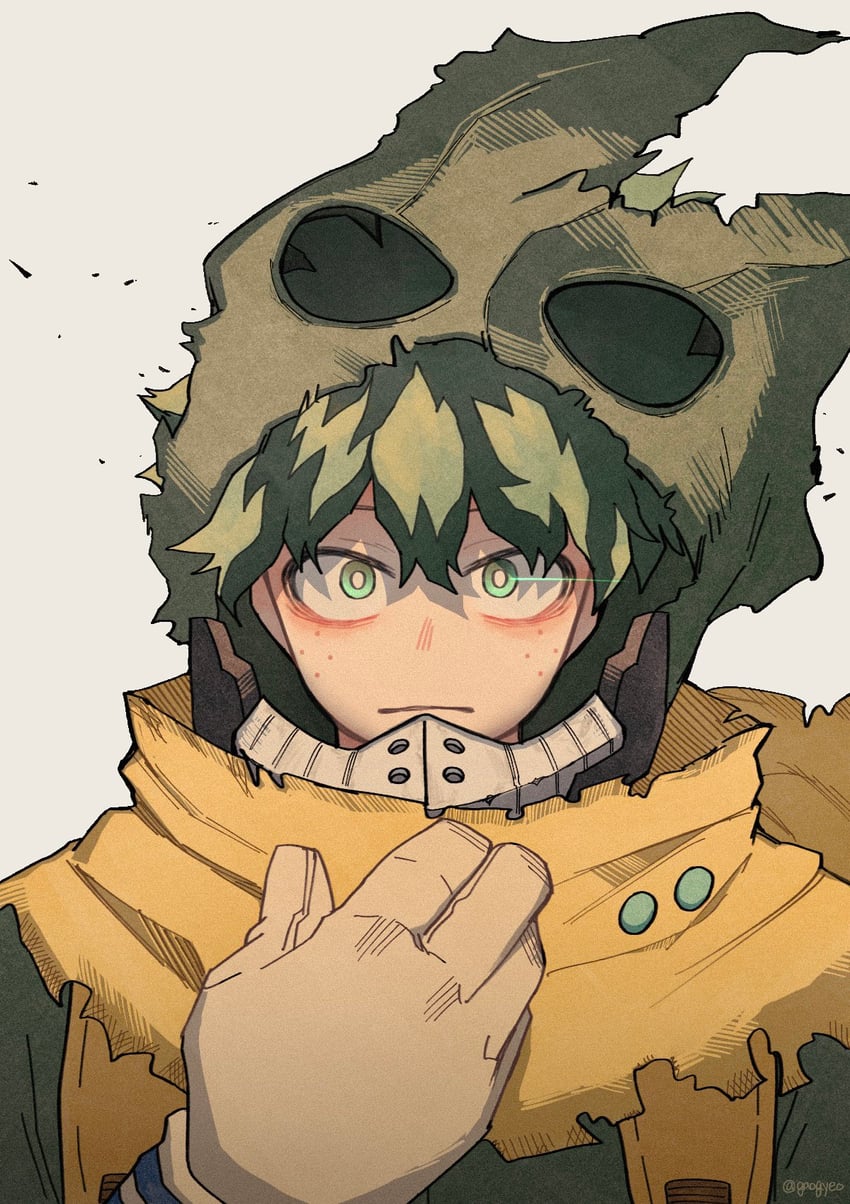 midoriya izuku (boku no hero academia) drawn by gaagyeo