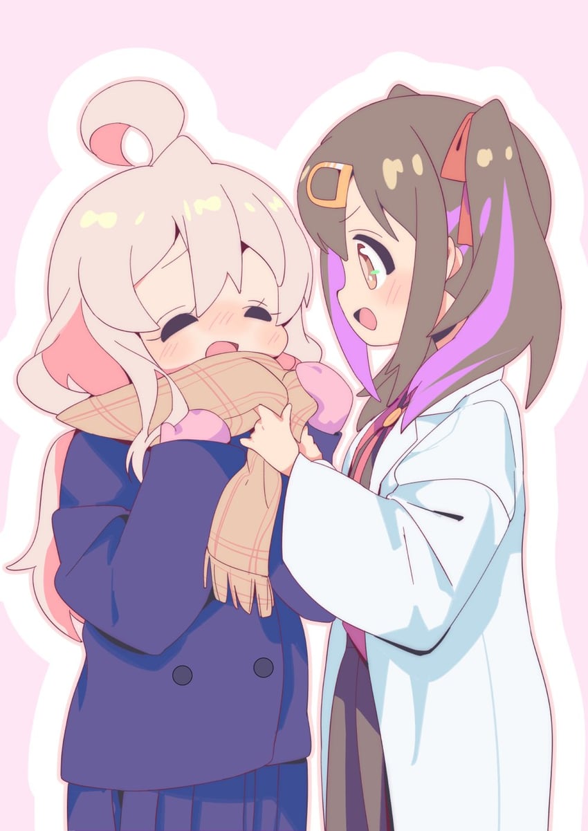 oyama mahiro and oyama mihari (onii-chan wa oshimai!) drawn by mochitsuki_kagami