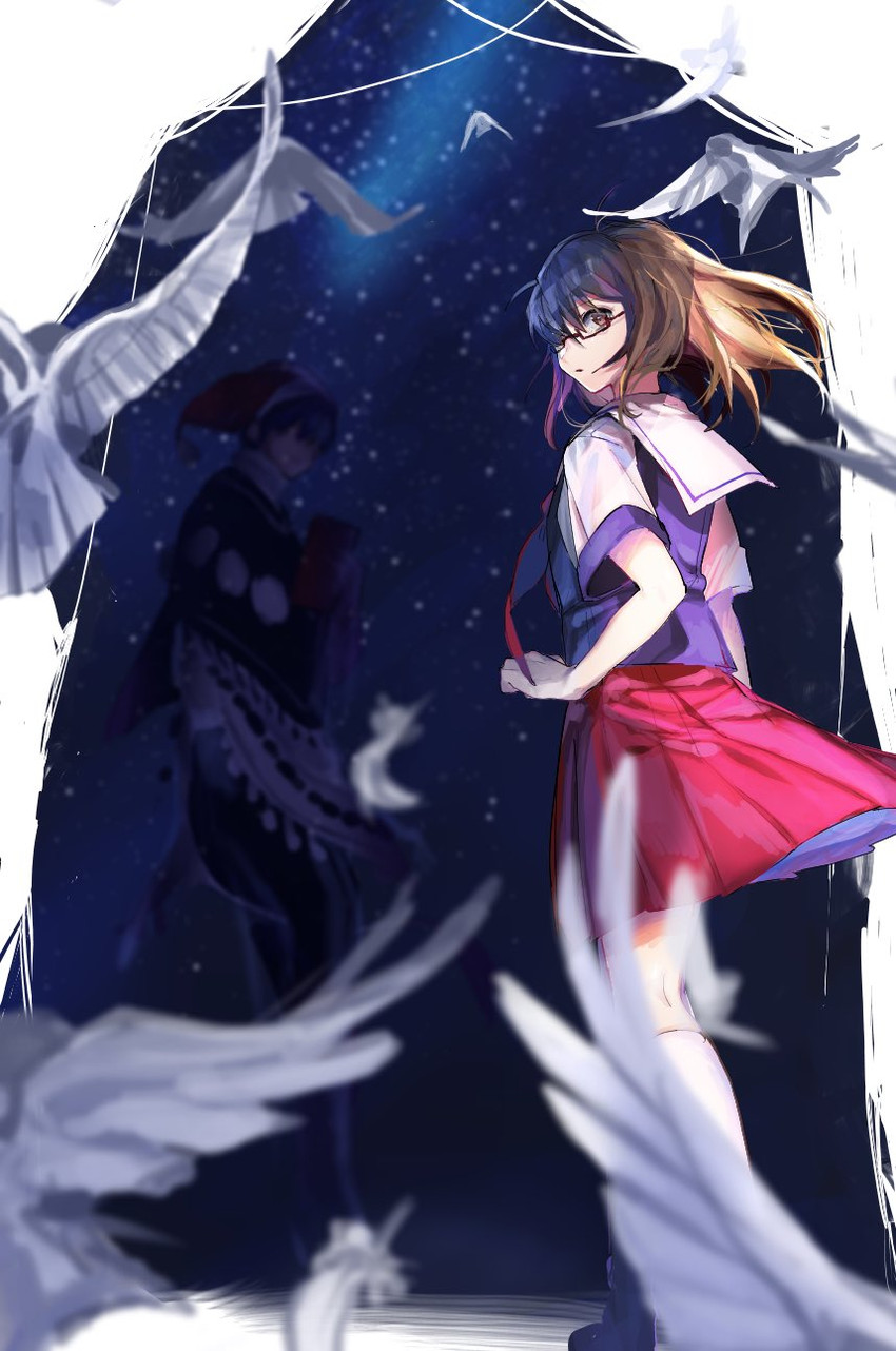 doremy sweet and usami sumireko (touhou) drawn by fuuga_(perv_rsity)