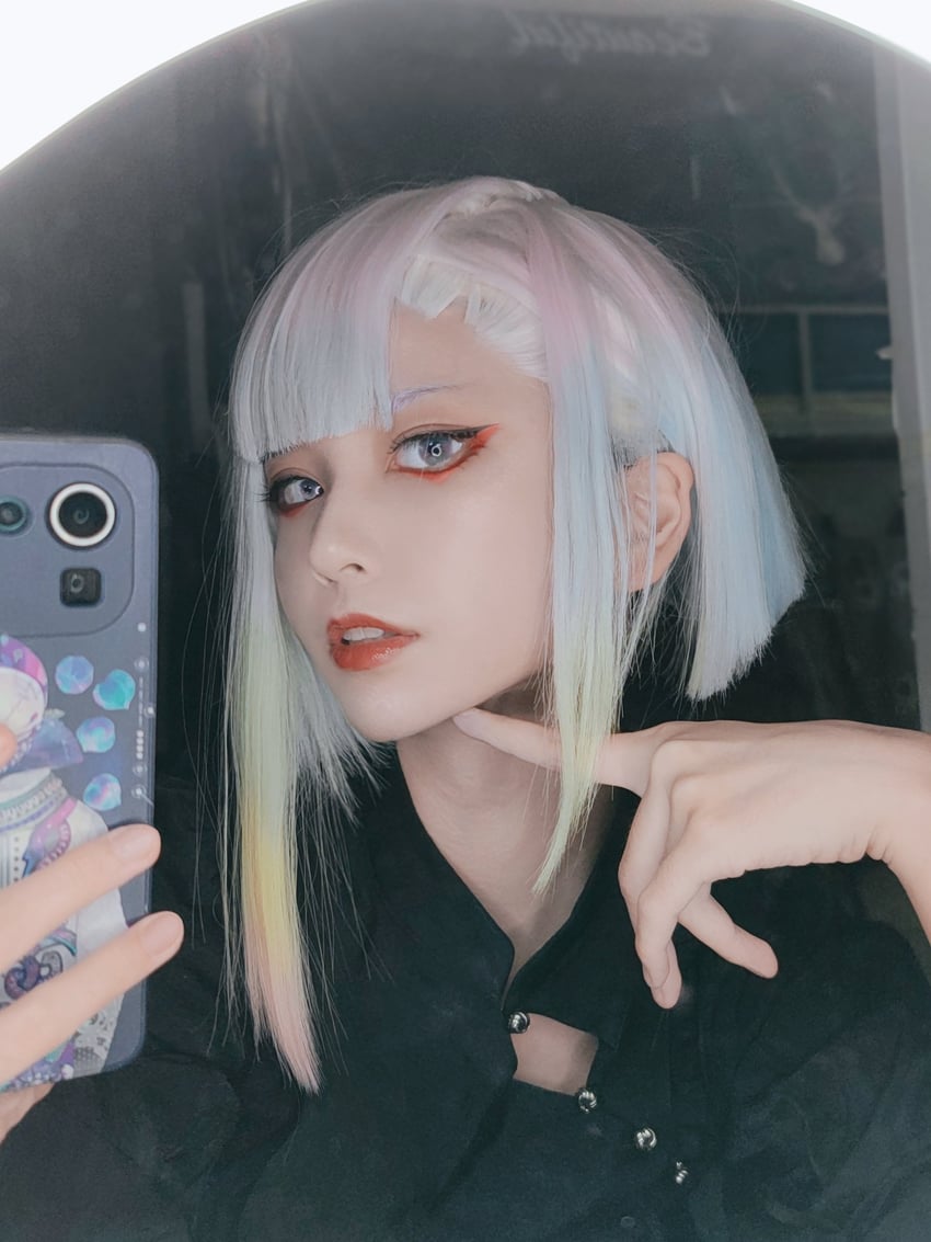 lucy (cyberpunk and 1 more) drawn by nightlight_(lanuit_03)
