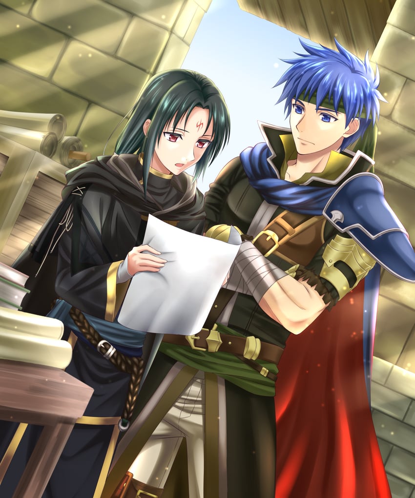 ike and soren (fire emblem and 1 more) drawn by kakiko210