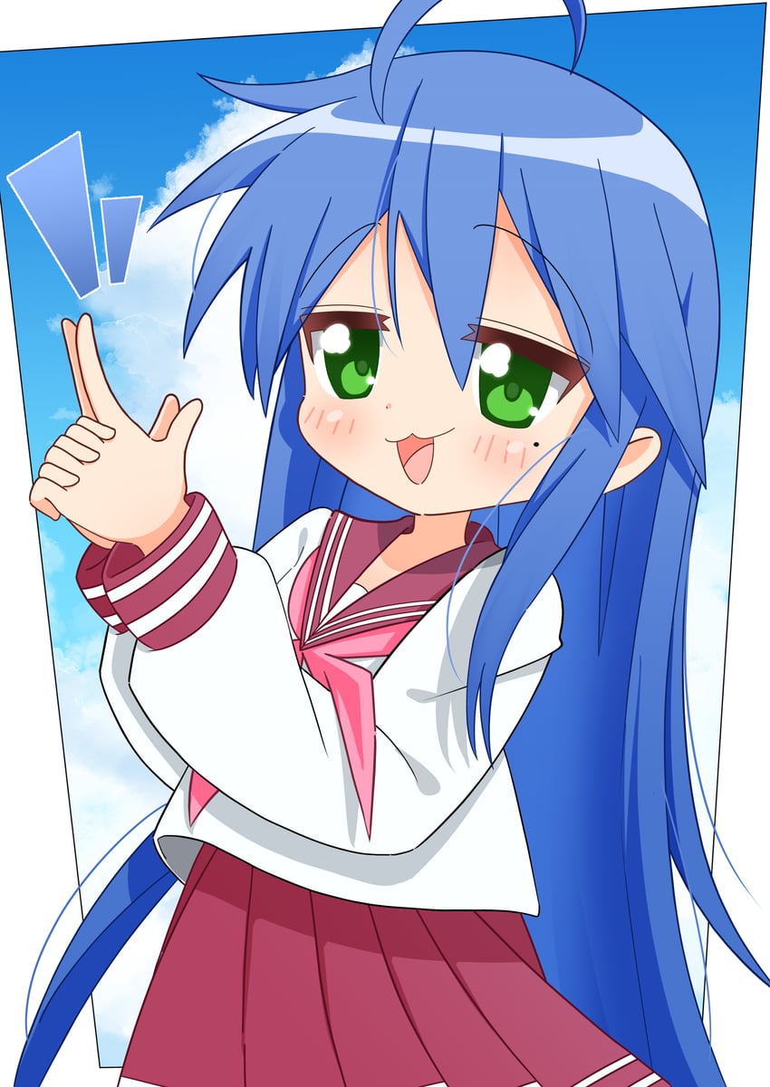 izumi konata (lucky star) drawn by mashi_stkt