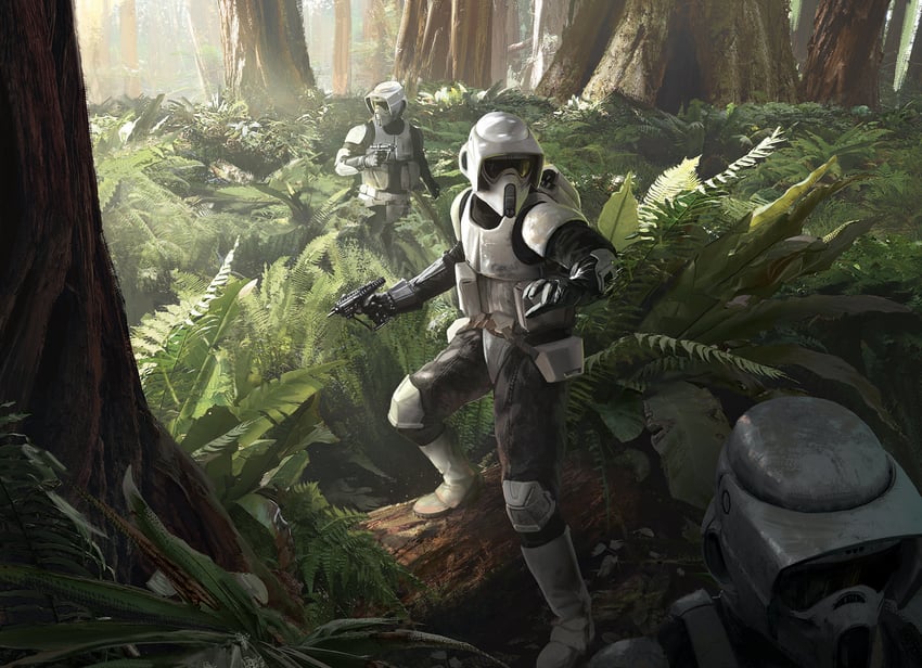 star wars and 1 more drawn by blake_rottinger