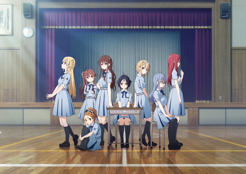 takigawa miu, maruyama akane, saito nicole, fujima sakura, sato reika, and 3 more (22/7) drawn by horiguchi_yukiko
