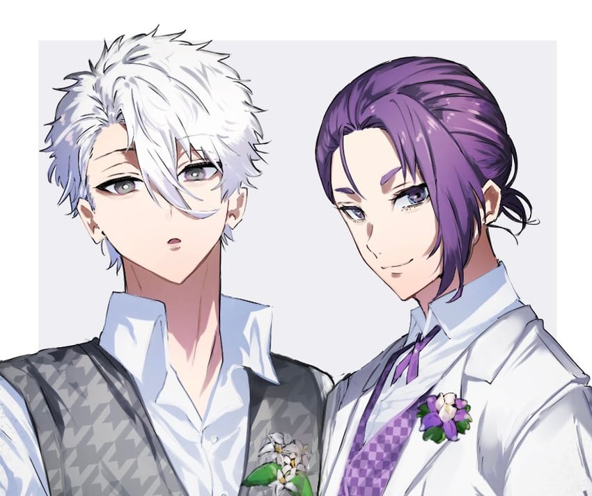 nagi seishirou and mikage reo (blue lock) drawn by naka_(58hrprtr)