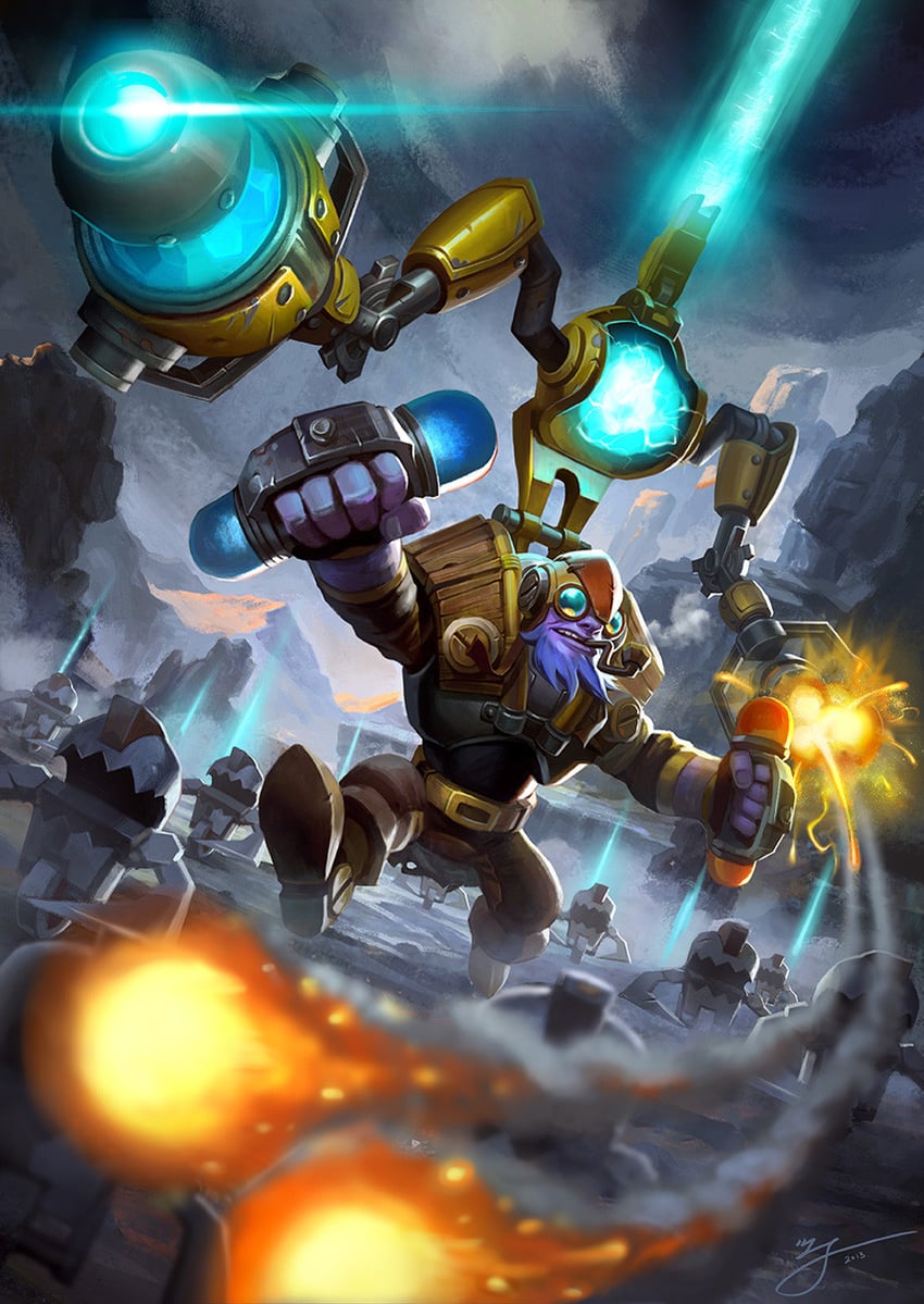 tinker (dota and 1 more) drawn by ji_zhang