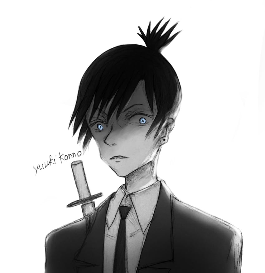 hayakawa aki (chainsaw man) drawn by konn0_m