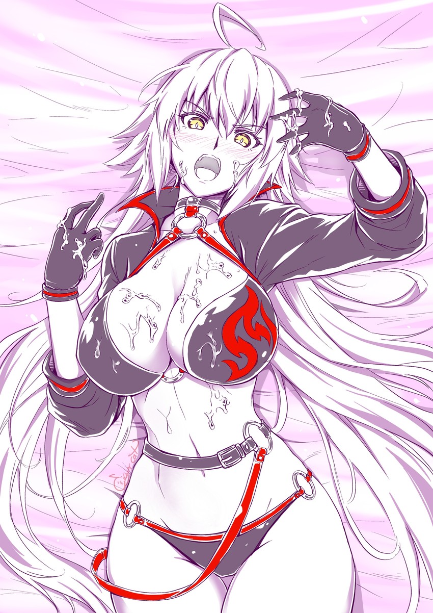 jeanne d'arc alter (fate and 1 more) drawn by cigar_cat