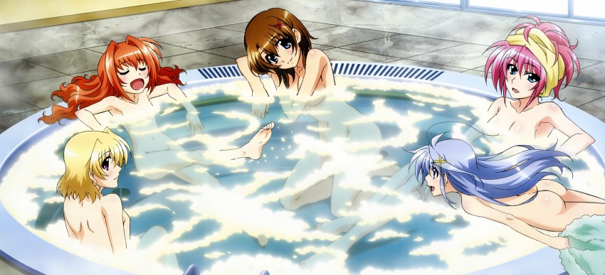 yagami hayate, vita, signum, reinforce zwei, and shamal (lyrical nanoha and 2 more) drawn by hashimoto_takayoshi
