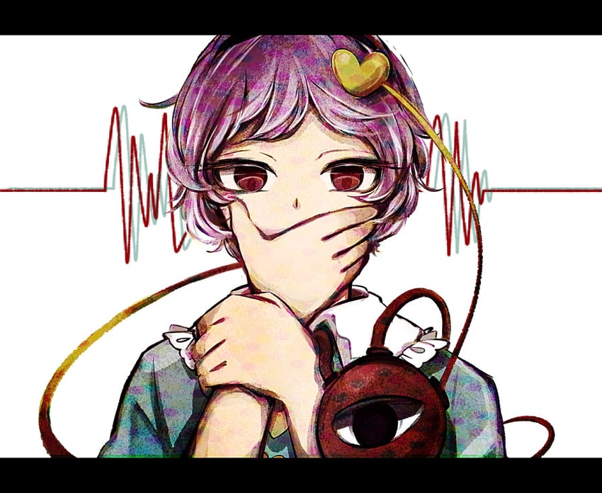 komeiji satori (touhou) drawn by tama_(hiroshige_36)