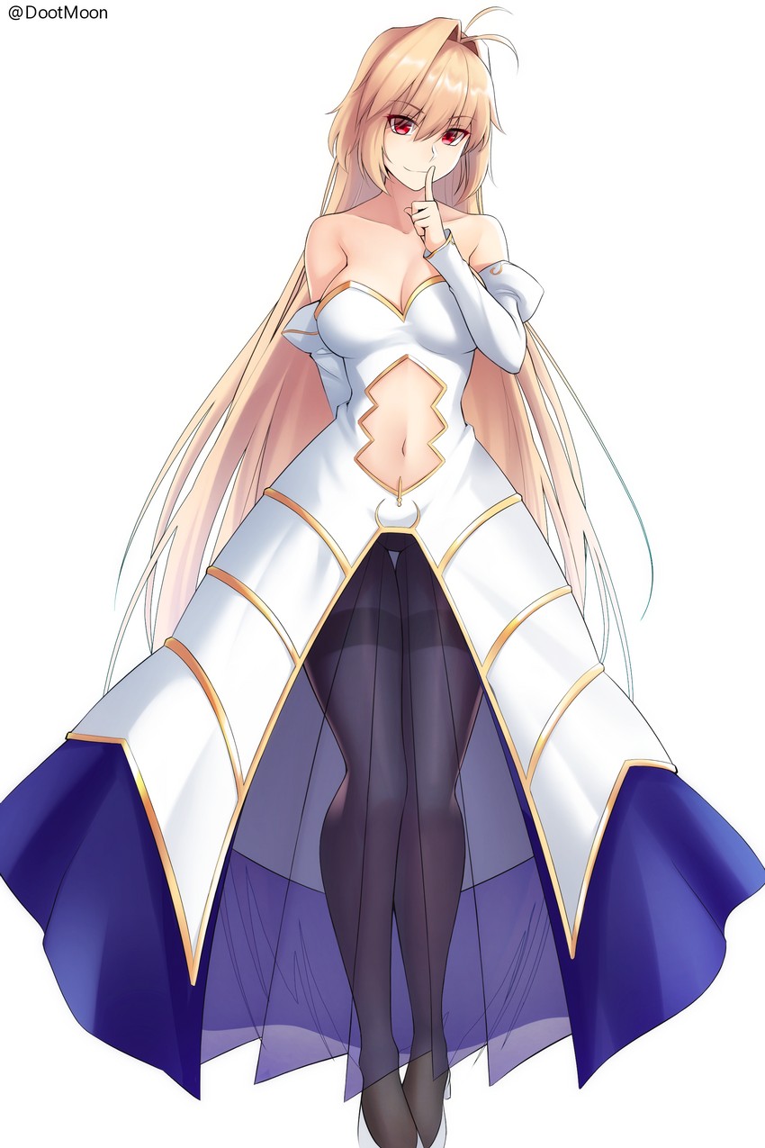 arcueid brunestud and archetype earth (tsukihime and 1 more) drawn by dootmoon