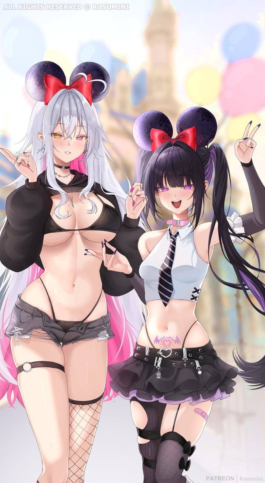 vivi and mio (original and 1 more) drawn by rosumini