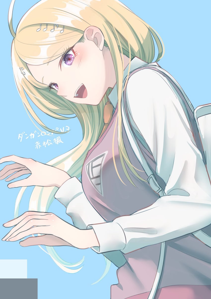 akamatsu kaede (danganronpa and 1 more) drawn by toridbd