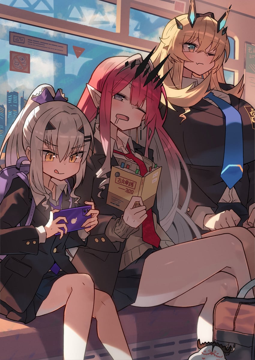 baobhan sith, melusine, barghest, and cernunnos (fate and 1 more) drawn by katsu_(katsupainter)