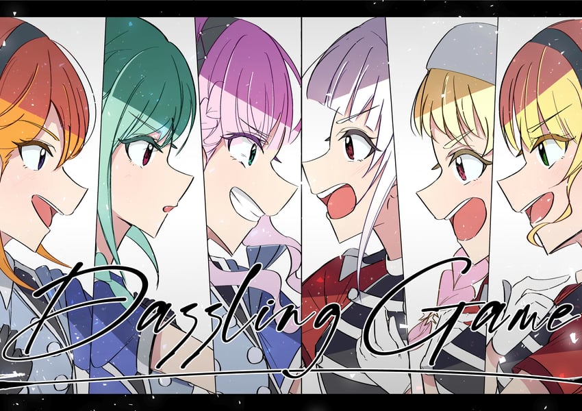 shibuya kanon, heanna sumire, arashi chisato, onitsuka natsumi, wien margarete, and 1 more (love live! and 1 more) drawn by l_nanase