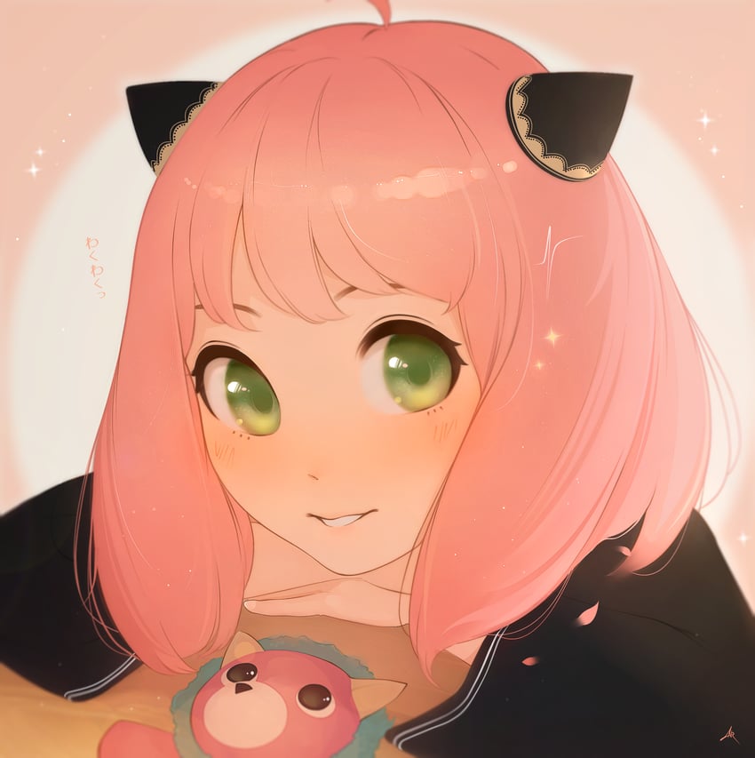 anya and director chimera (spy x family) drawn by hanr10