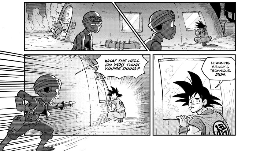 son goku, broly, and lemo (dragon ball and 2 more) drawn by mcnostril