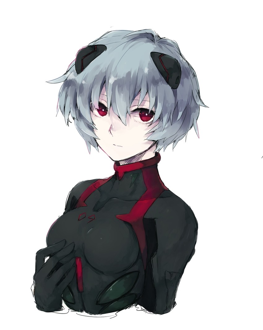 ayanami rei (neon genesis evangelion and 2 more) drawn by asuna_(doruru-mon)