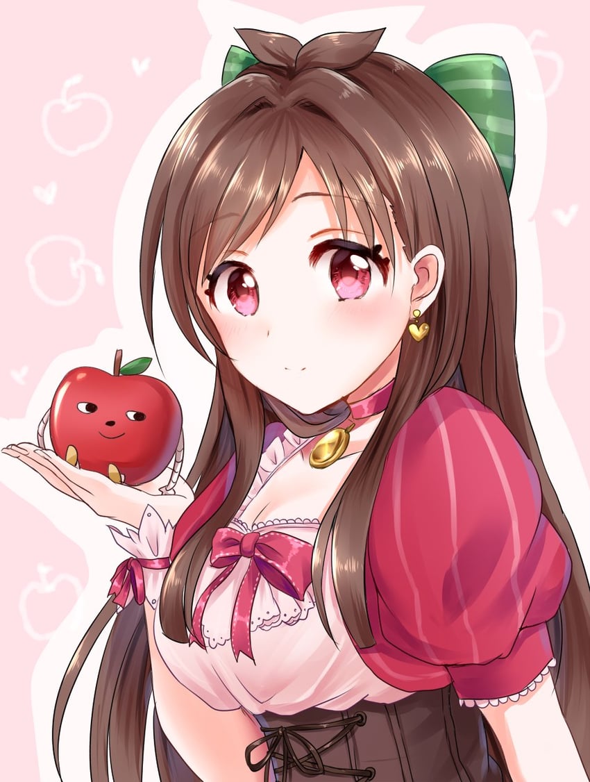 tsujino akari and ringorou (idolmaster and 2 more) drawn by chii_(sbshop)