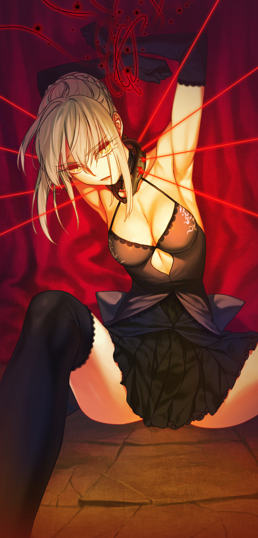 artoria pendragon and saber alter (fate and 1 more) drawn by ebzmahs0192