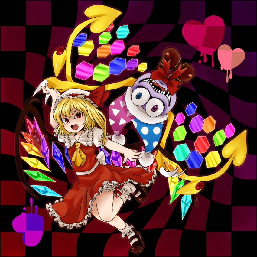 flandre scarlet and marx (touhou and 1 more) drawn by ichiban_shibori