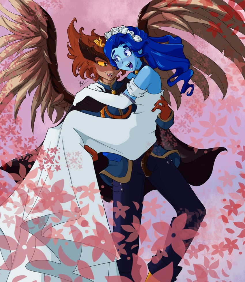 herneval and frankelda (frankelda's book of spooks) drawn by noxyeray