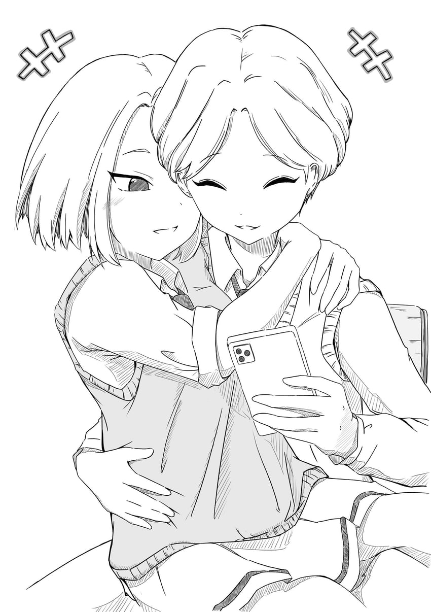 narita miho and rise (watashi ga motenai no wa dou kangaetemo omaera ga warui!) drawn by azuminonomizua