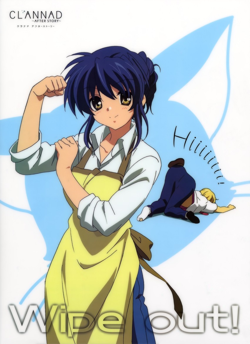 sunohara youhei and sagara misae (clannad and 1 more)