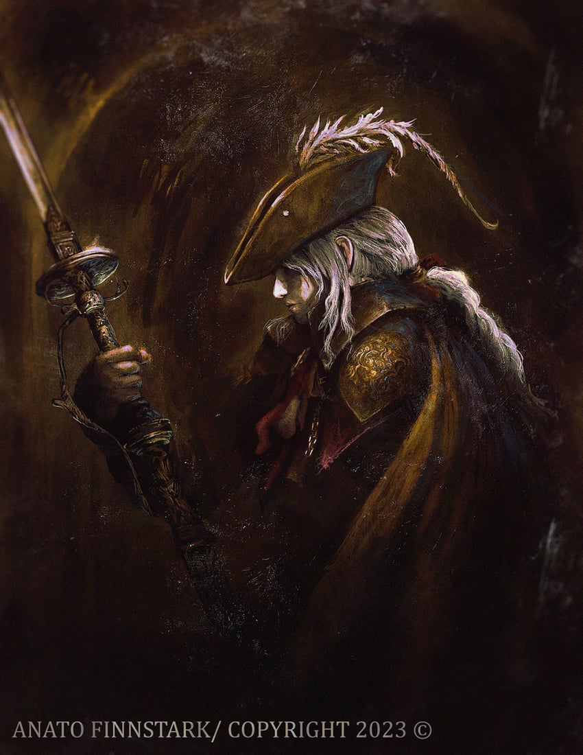 lady maria of the astral clocktower (bloodborne) drawn by anato_finnstark