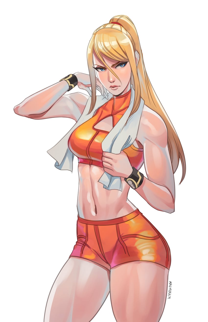 samus aran (super smash bros. and 2 more) drawn by mauricio_mora