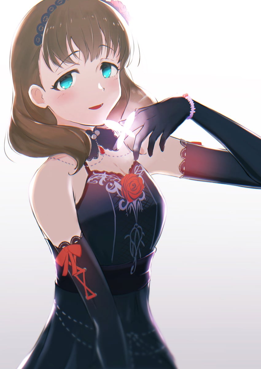 sakuma mayu (idolmaster and 2 more) drawn by seseri_aoba