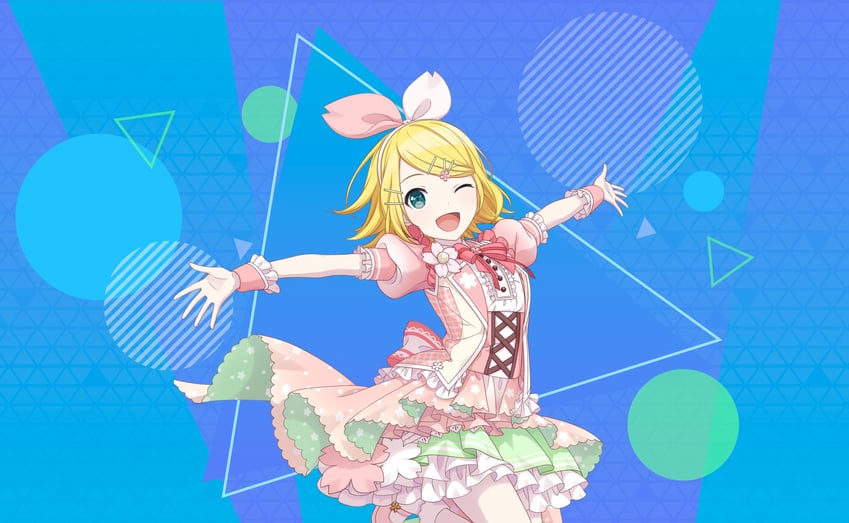 kagamine rin and more more jump! rin (vocaloid and 1 more) drawn by colorful_palette