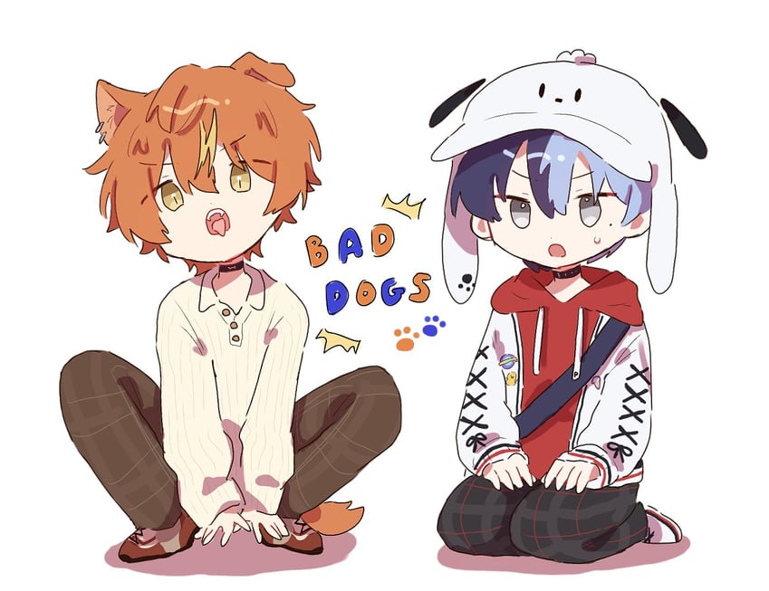 shinonome akito and aoyagi touya (project sekai) drawn by riaru