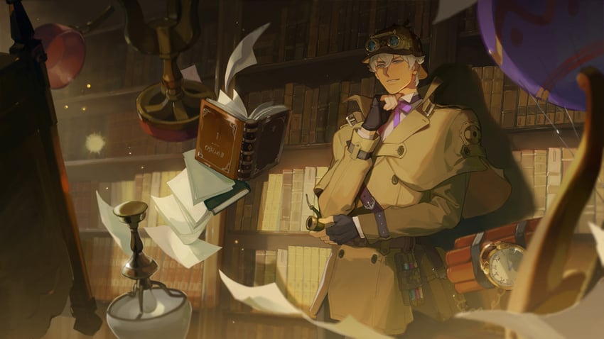 herlock sholmes (ace attorney and 1 more) drawn by nanjou_(sumeragimishiro)