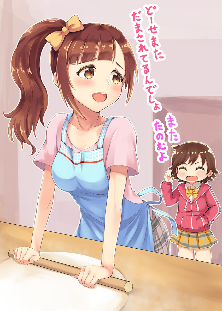 honda mio and igarashi kyoko (idolmaster and 1 more) drawn by sg_(esujii)
