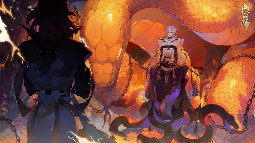 orochi and kamiochi orochi (onmyoji)