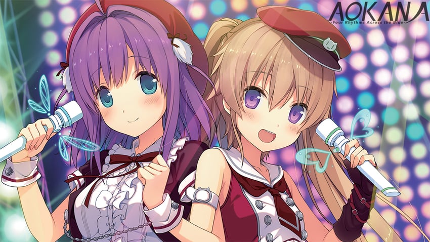 arisaka mashiro and satouin reiko (ao no kanata no four rhythm) drawn by suzumori